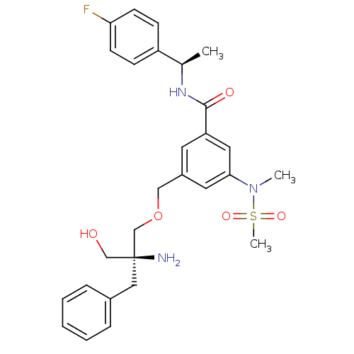 Chemical structure of BindingDB Monomer ID 16038