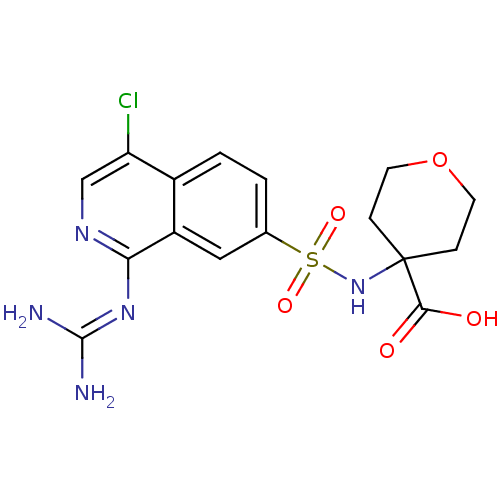 Chemical structure of BindingDB Monomer ID 16156