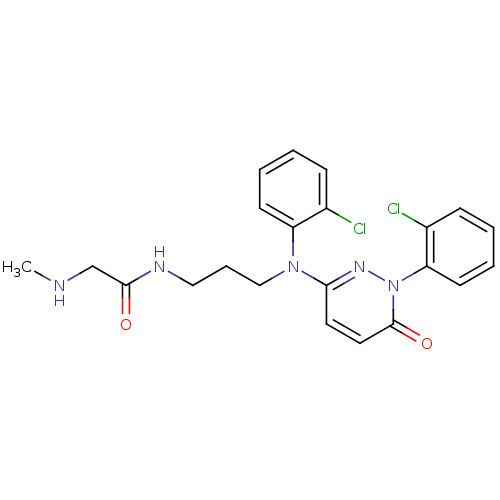 Chemical structure of BindingDB Monomer ID 16527
