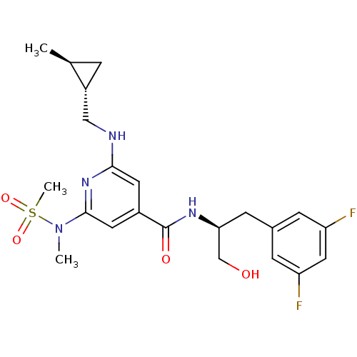 Chemical structure of BindingDB Monomer ID 16674