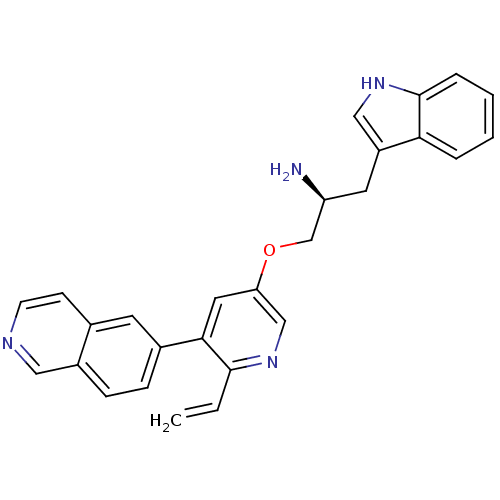 Chemical structure of BindingDB Monomer ID 16956
