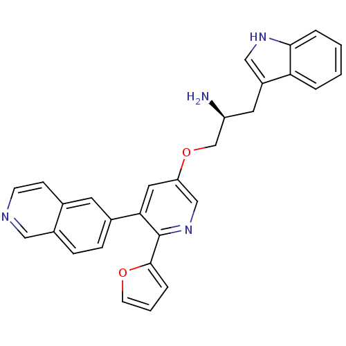 Chemical structure of BindingDB Monomer ID 16957