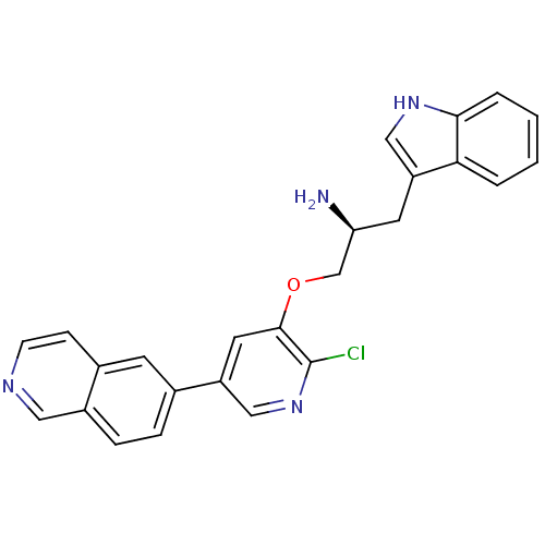 Chemical structure of BindingDB Monomer ID 16960