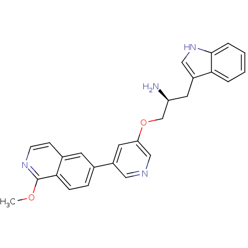 Chemical structure of BindingDB Monomer ID 16966