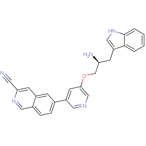 Chemical structure of BindingDB Monomer ID 16970