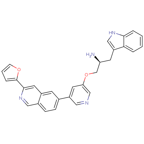 Chemical structure of BindingDB Monomer ID 16973