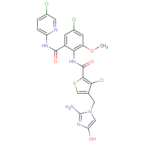 Chemical structure of BindingDB Monomer ID 17126