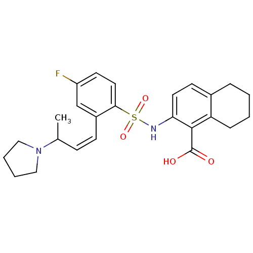 Chemical structure of BindingDB Monomer ID 17564
