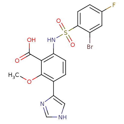 Chemical structure of BindingDB Monomer ID 17620