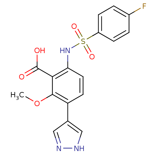 Chemical structure of BindingDB Monomer ID 17621