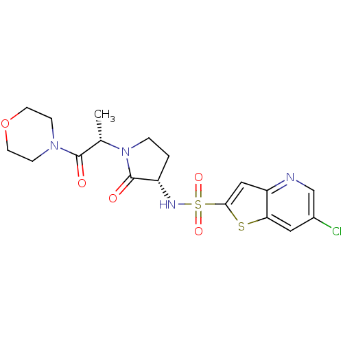 Chemical structure of BindingDB Monomer ID 17649