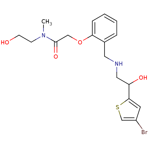 Chemical structure of BindingDB Monomer ID 18107