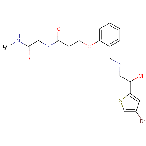 Chemical structure of BindingDB Monomer ID 18109
