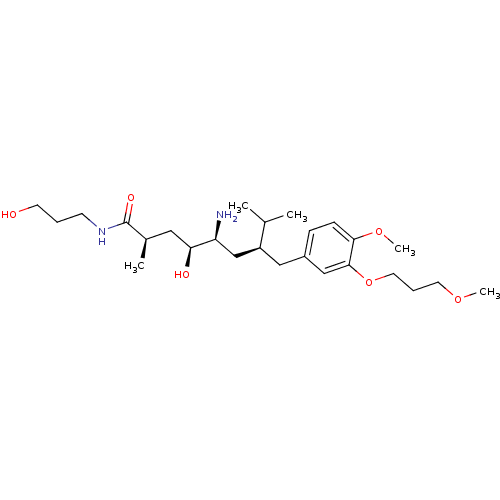 Chemical structure of BindingDB Monomer ID 18287