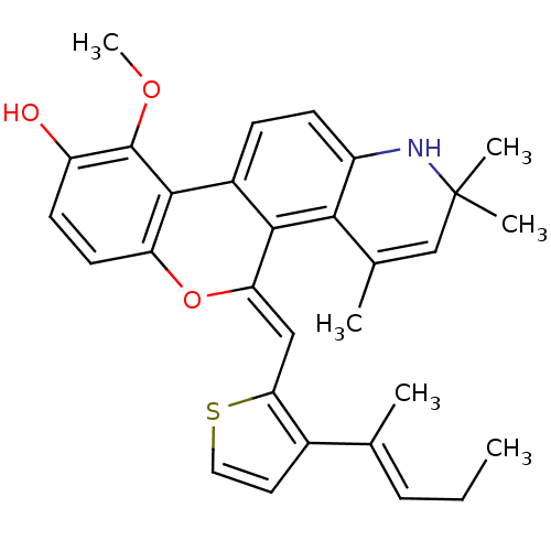 Chemical structure of BindingDB Monomer ID 18626