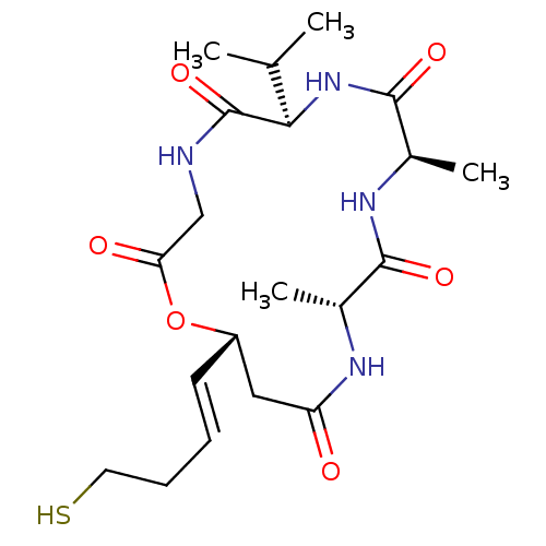 Chemical structure of BindingDB Monomer ID 19154