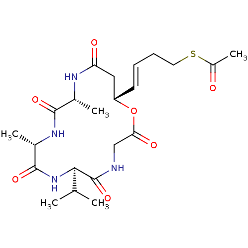 Chemical structure of BindingDB Monomer ID 19155