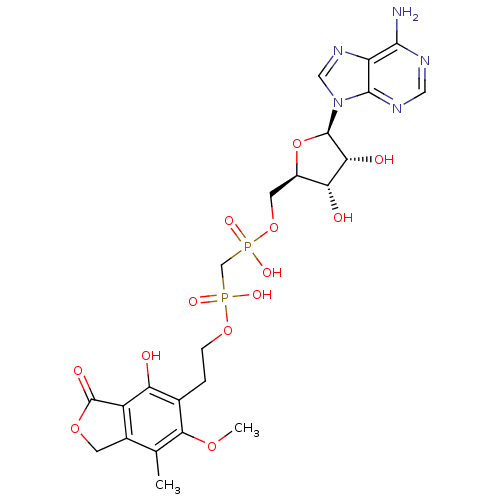 Chemical structure of BindingDB Monomer ID 19265