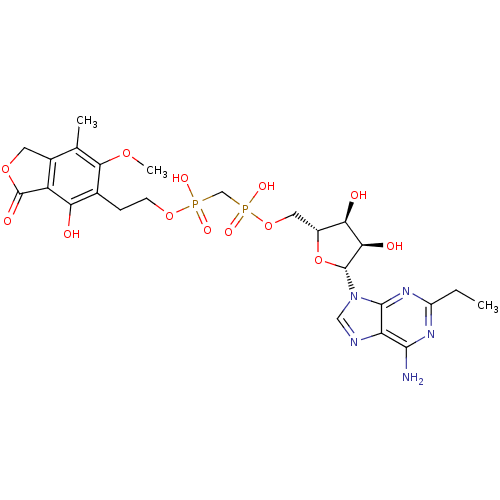 Chemical structure of BindingDB Monomer ID 19267