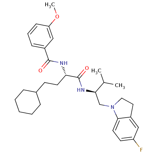 Chemical structure of BindingDB Monomer ID 19594