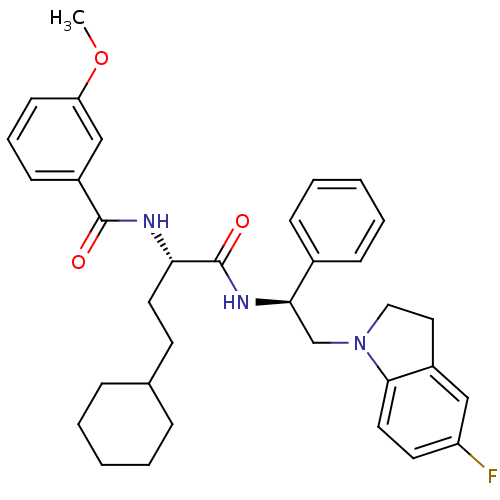Chemical structure of BindingDB Monomer ID 19596