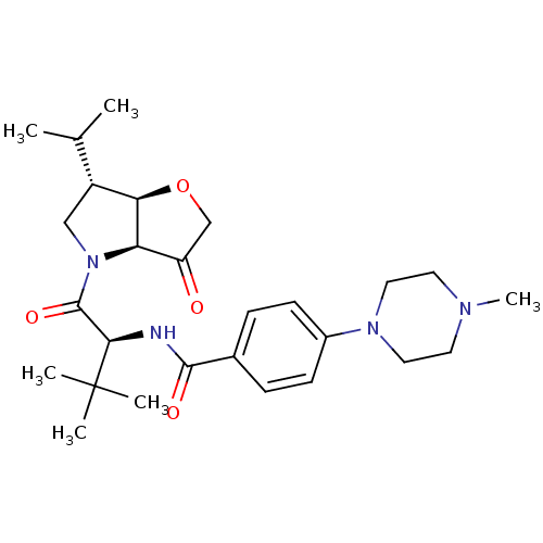 Chemical structure of BindingDB Monomer ID 100301