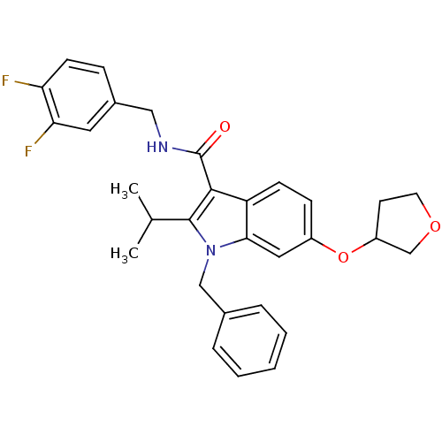 Chemical structure of BindingDB Monomer ID 101047