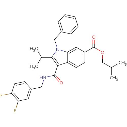 Chemical structure of BindingDB Monomer ID 101189