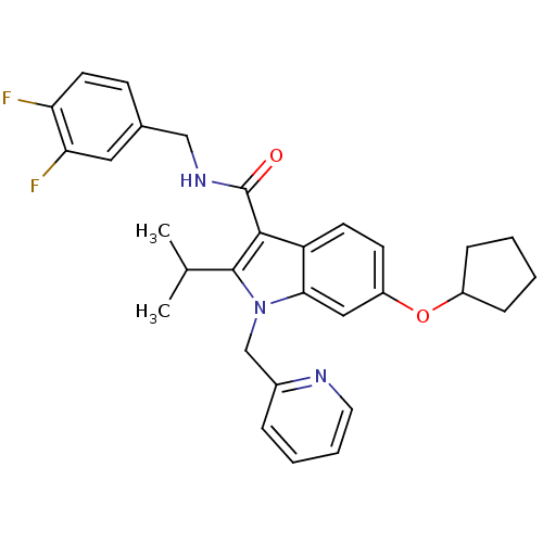 Chemical structure of BindingDB Monomer ID 101216