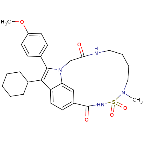 Chemical structure of BindingDB Monomer ID 101318