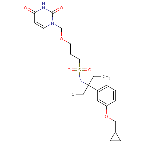 Chemical structure of BindingDB Monomer ID 101754