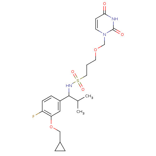 Chemical structure of BindingDB Monomer ID 101765