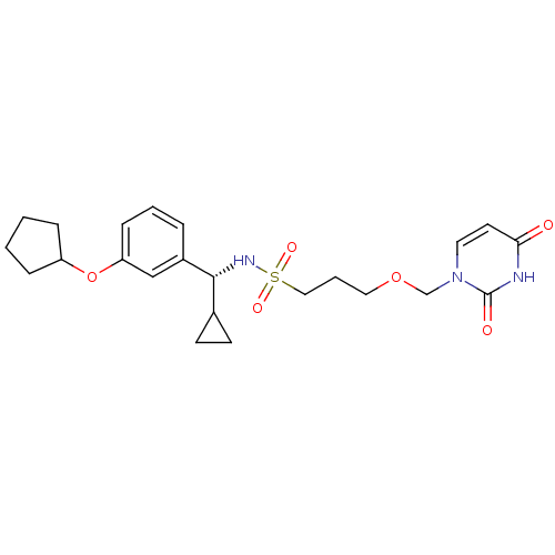 Chemical structure of BindingDB Monomer ID 101782