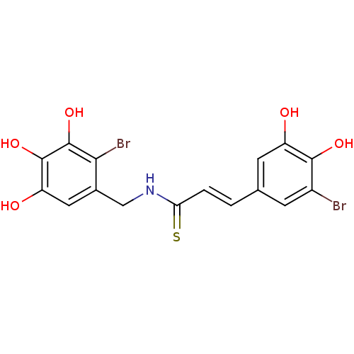 Chemical structure of BindingDB Monomer ID 101912