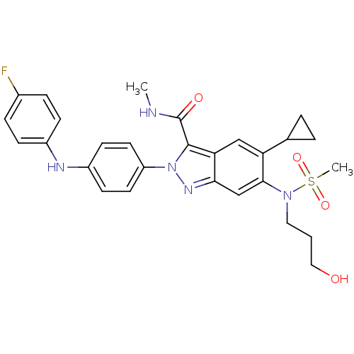 Chemical structure of BindingDB Monomer ID 103254