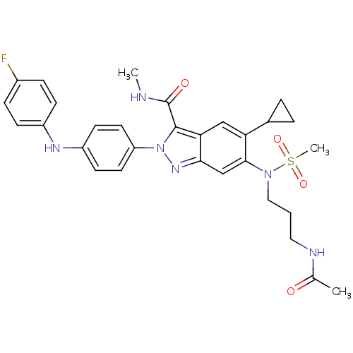 Chemical structure of BindingDB Monomer ID 103260