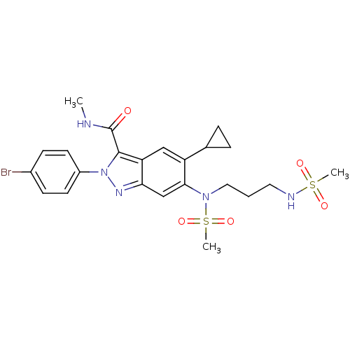 Chemical structure of BindingDB Monomer ID 103261