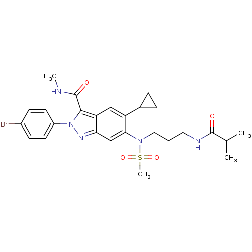 Chemical structure of BindingDB Monomer ID 103263