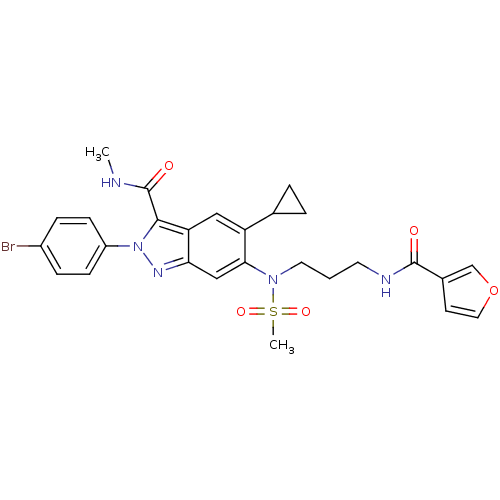 Chemical structure of BindingDB Monomer ID 103264