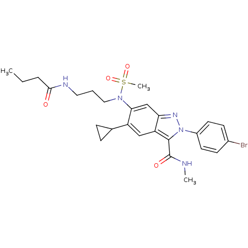 Chemical structure of BindingDB Monomer ID 103267