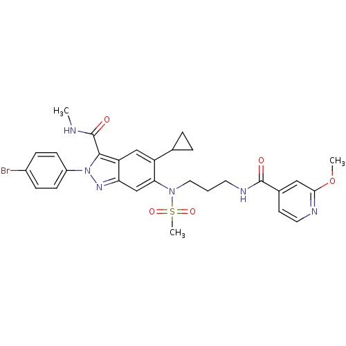 Chemical structure of BindingDB Monomer ID 103271