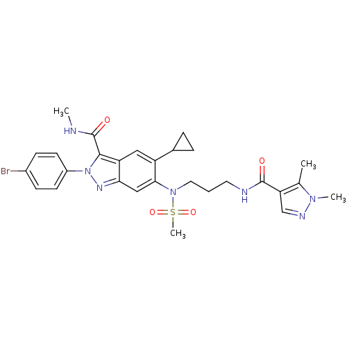 Chemical structure of BindingDB Monomer ID 103273