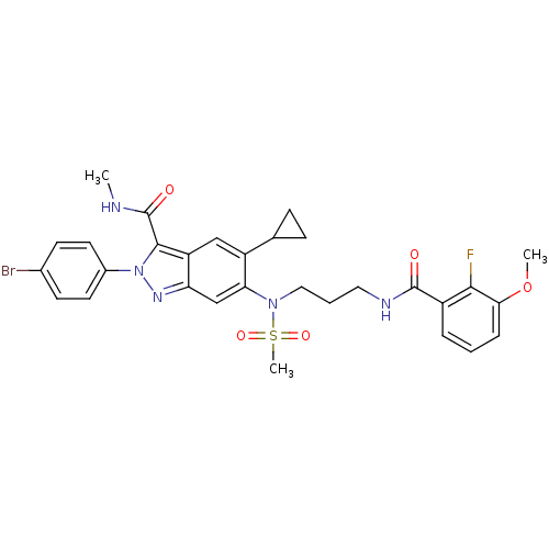 Chemical structure of BindingDB Monomer ID 103274