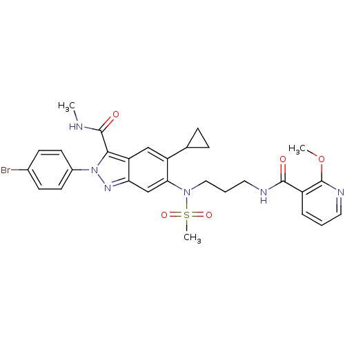 Chemical structure of BindingDB Monomer ID 103275