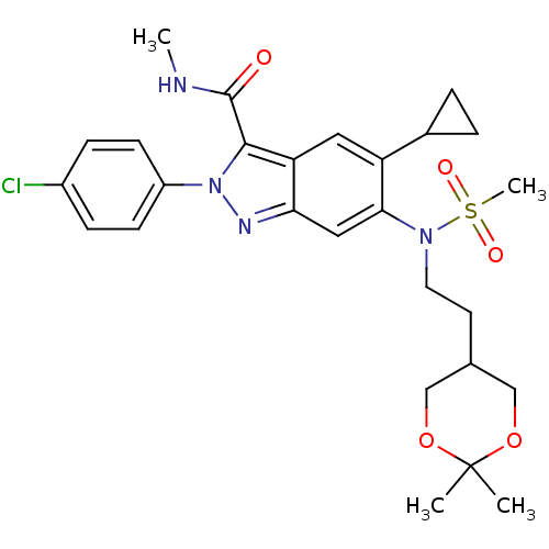 Chemical structure of BindingDB Monomer ID 103280