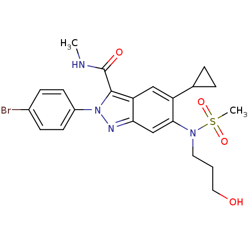 Chemical structure of BindingDB Monomer ID 103282