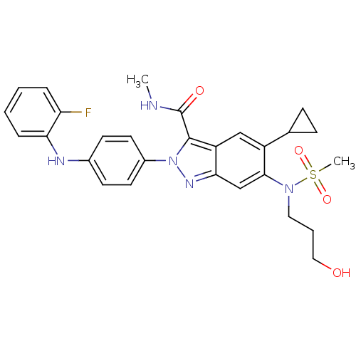 Chemical structure of BindingDB Monomer ID 103283