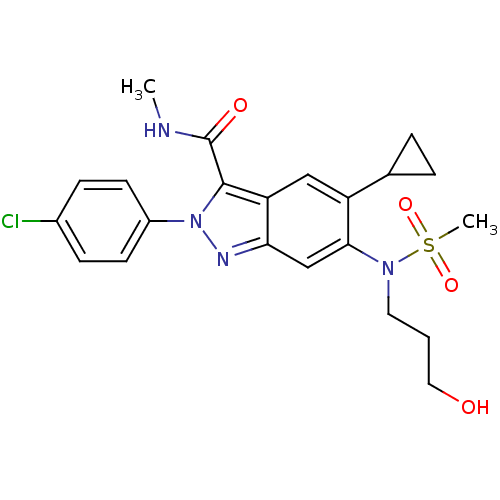 Chemical structure of BindingDB Monomer ID 103284