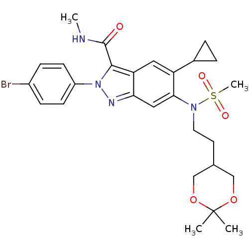 Chemical structure of BindingDB Monomer ID 103287