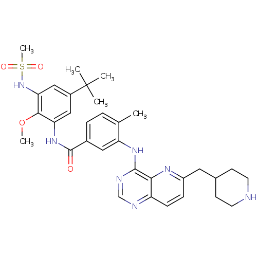Chemical structure of BindingDB Monomer ID 104870